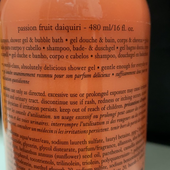 NEW Philosophy Passion Fruit Daiquiri 16 oz shower - Picture 4 of 5